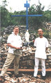 Phil and Mike at the Blue Cross in Medjugorje