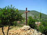 Cross where the first call for peace was given by Our Lady