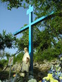 Our Lady statue at the smaller Blue Cross