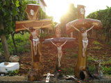 Crucifixes for sale in Medjugorje